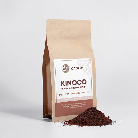 Kinoco Mushroom Coffee Fusion - Lion’s Mane & Chaga 4oz